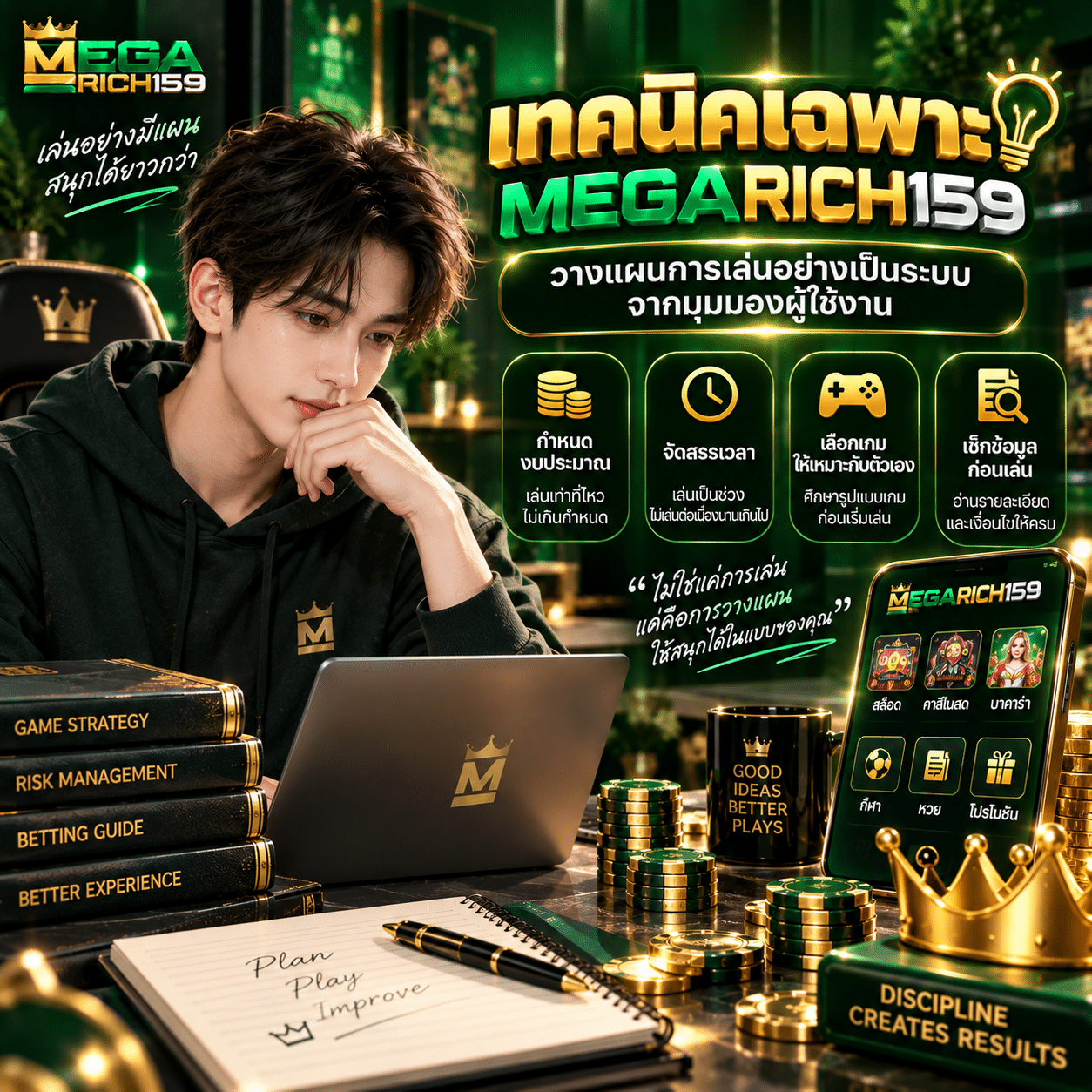 เทคนิคเฉพาะ MEGARICH159 วางแผนการเล่นอย่างเป็นระบบจากมุมมองผู้ใช้งาน